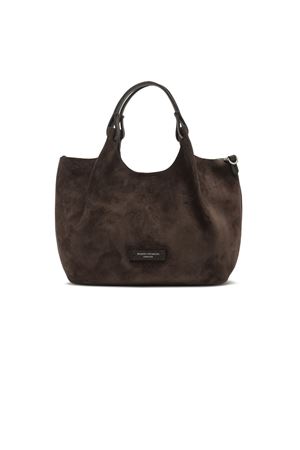 Dark brown Dua bag soft suede GIANNI CHIARINI | BS9779CMPL974